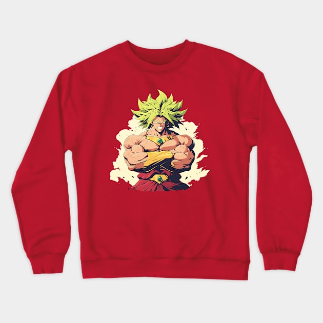 broly Crewneck Sweatshirt by peterdoraki